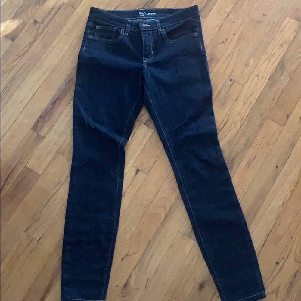Gap dark blue legging jeans